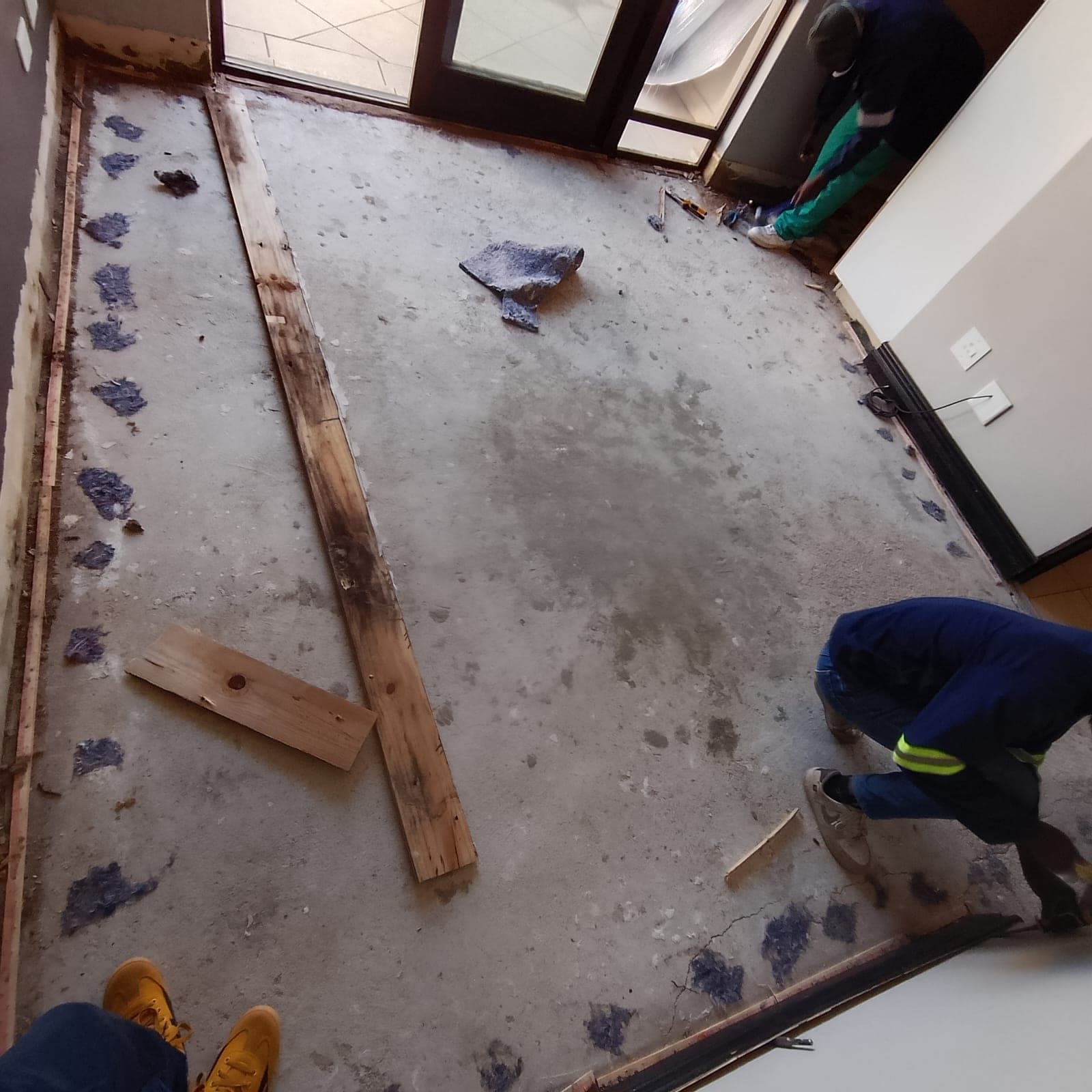 Office Flooring Replacement — before